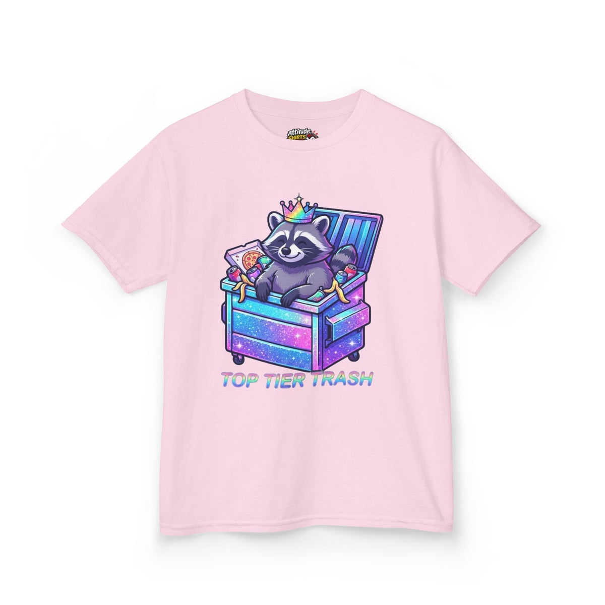 Color: Light Pink | Top Tier Trash Kids Tee