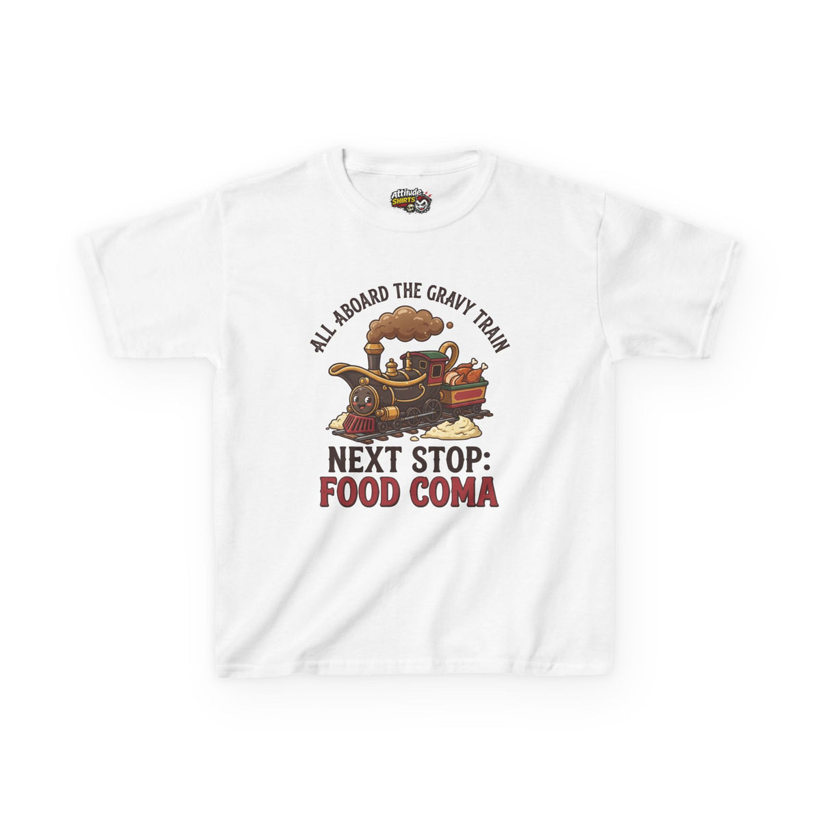 "Next Stop Food Coma" Kids Tee