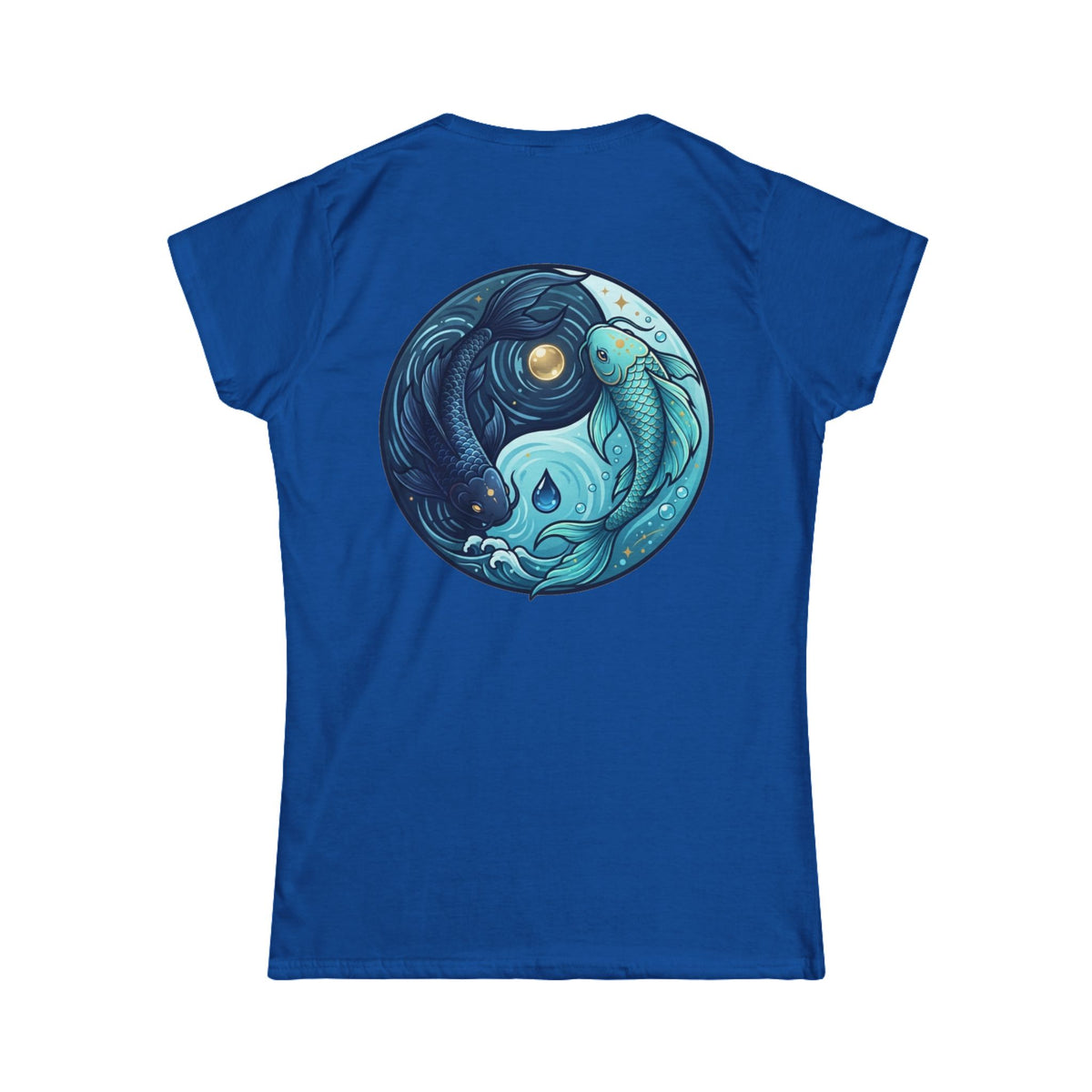 Color: Royal | Yin Yang Pisces Women's Tee