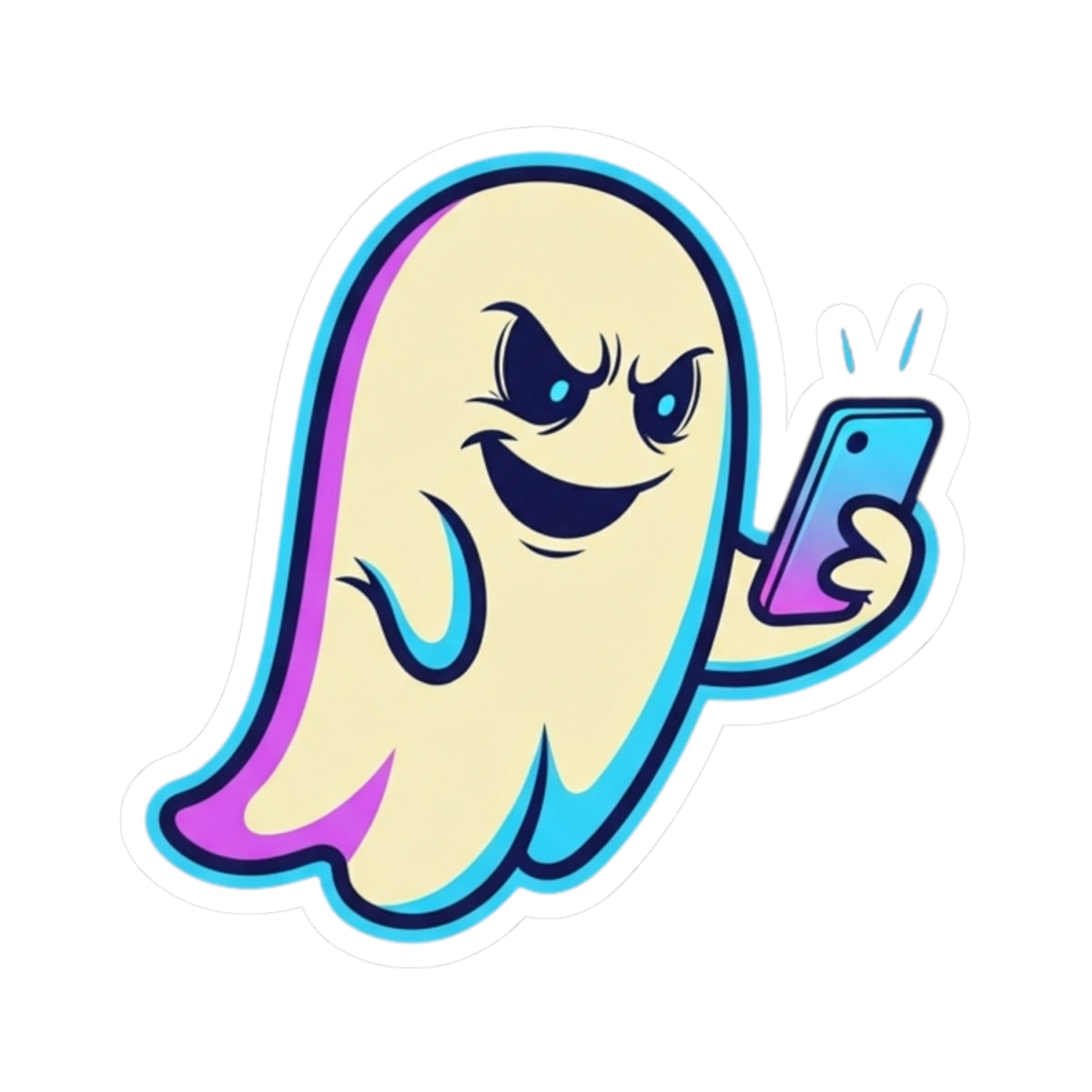 "Ghosting" Sticker