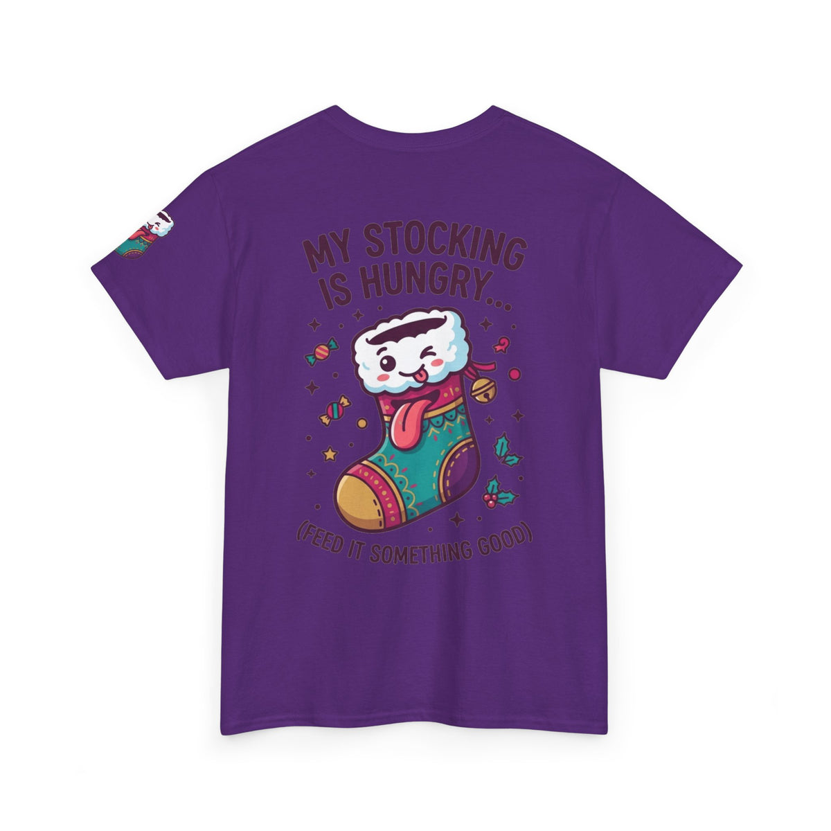 "My Stocking Is Hungry" Premium Graphic Tee