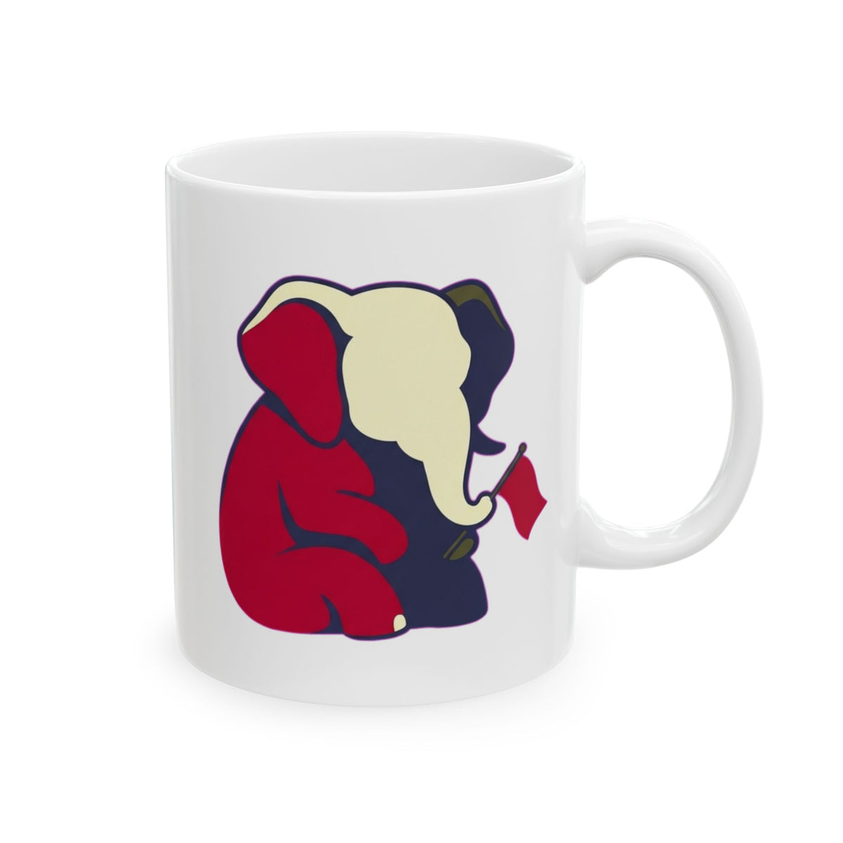 "Is It 2028 Yet" White Ceramic Mug — Graphic