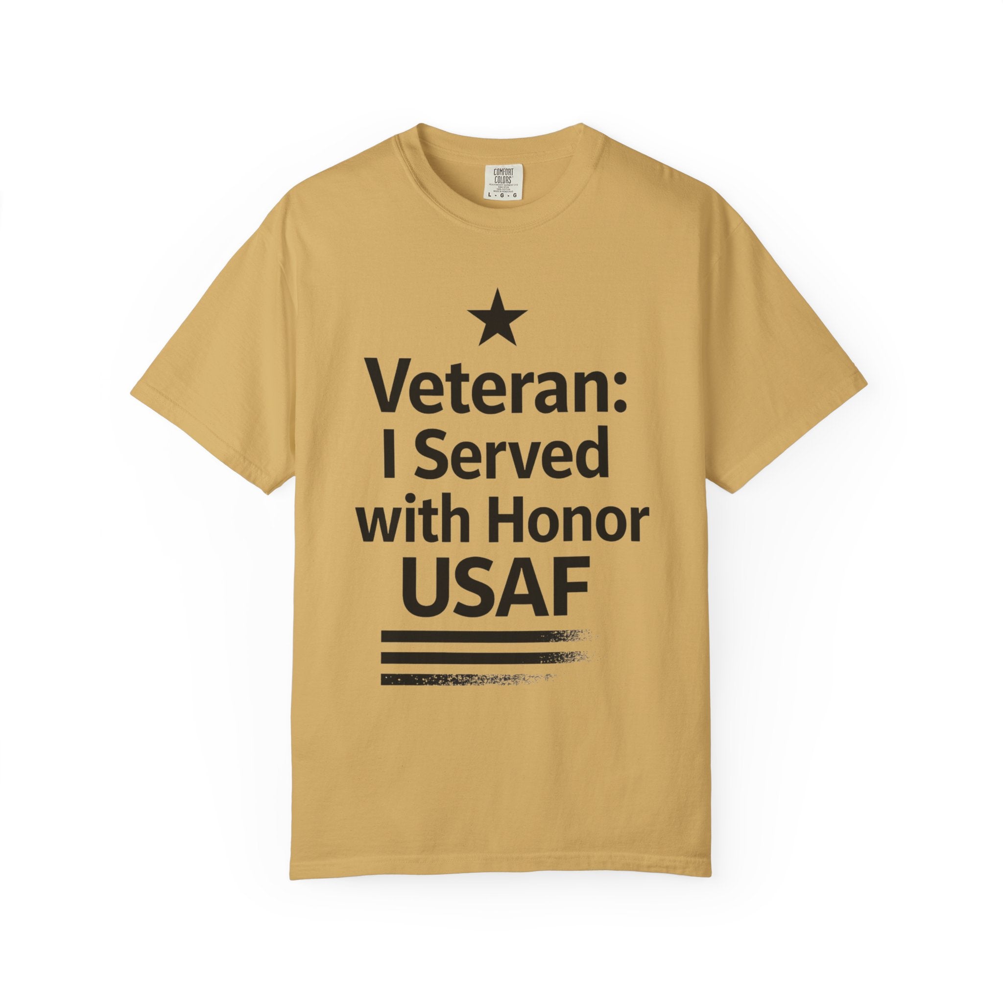 "Served With Honor" Unisex Garment-Dyed T-shirt