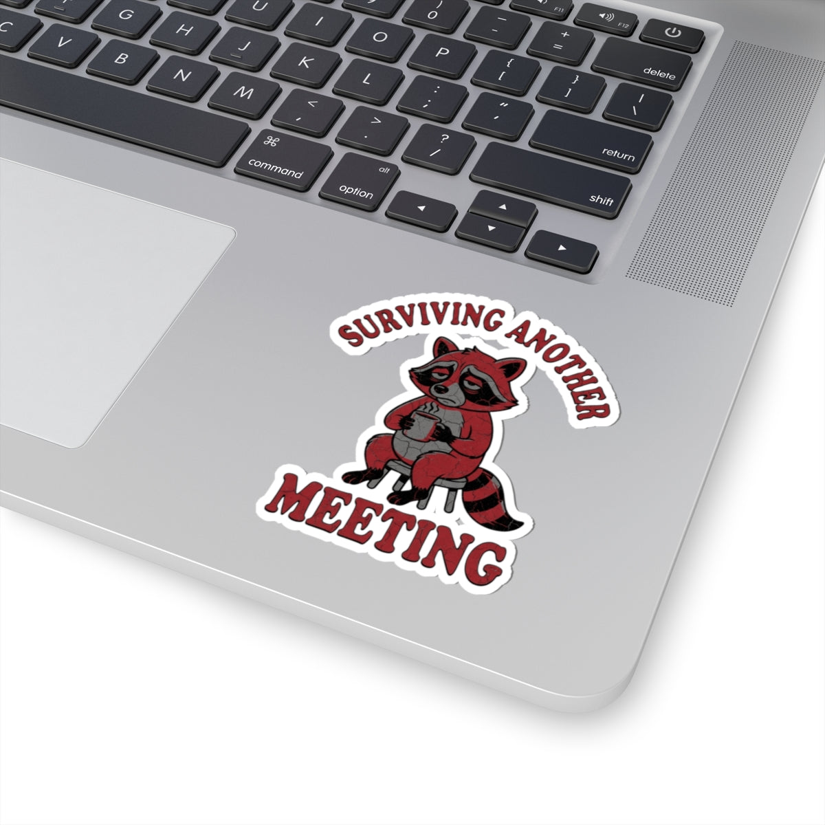 "Surviving Another Meeting" Sticker — Main