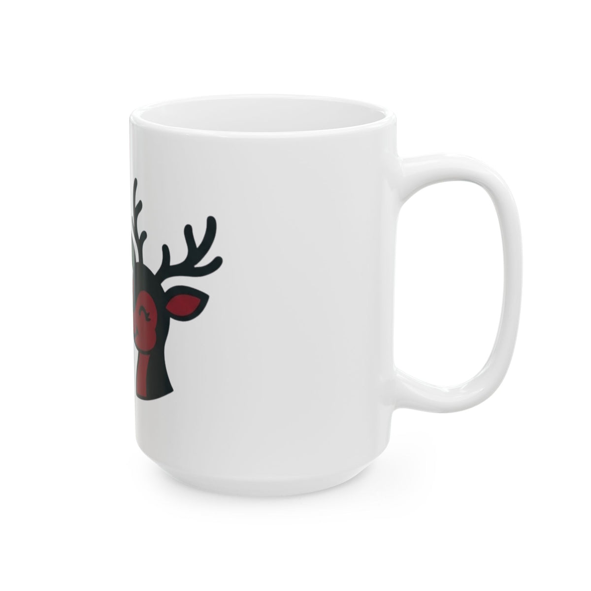 "Bad Decisions Under the Mistletoe" White Ceramic Mug — Graphic