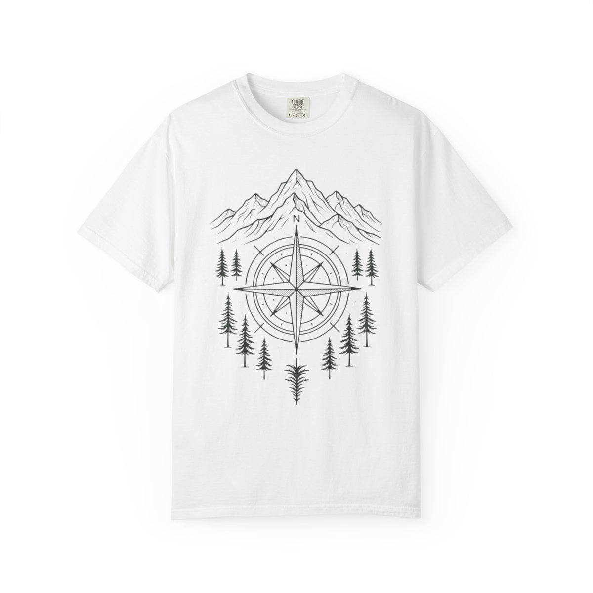 "Compass" Unisex Garment-Dyed Tee