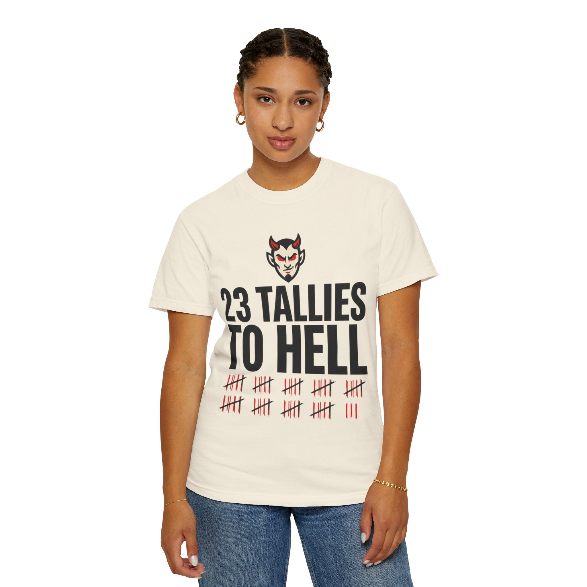 "Tallies to Hell" Unisex Garment-Dyed Tee