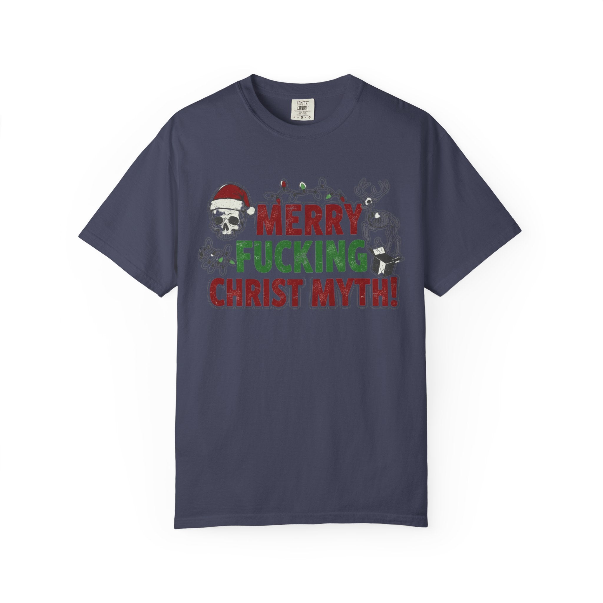 "MF Christ Myth" Unisex Garment-Dyed T-shirt
