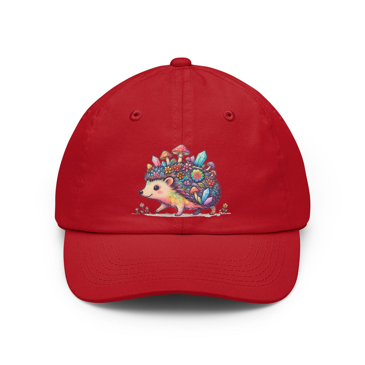 Color: Red | Hippy Hedgehog Dad Hat
