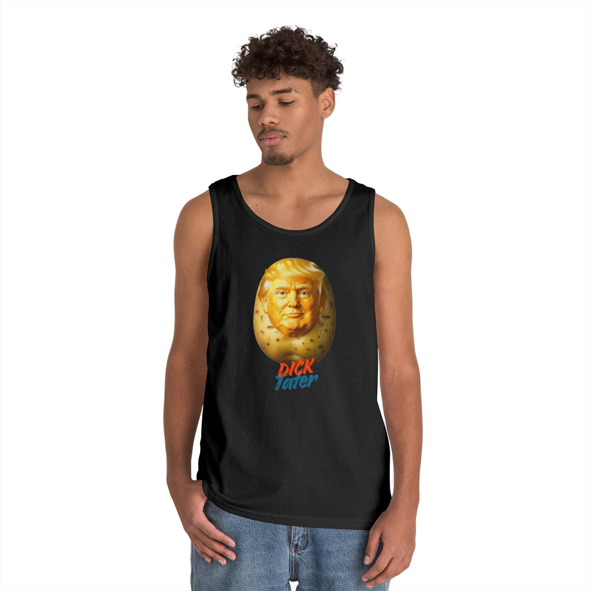 Color: Black | Dick Tater Tank Top