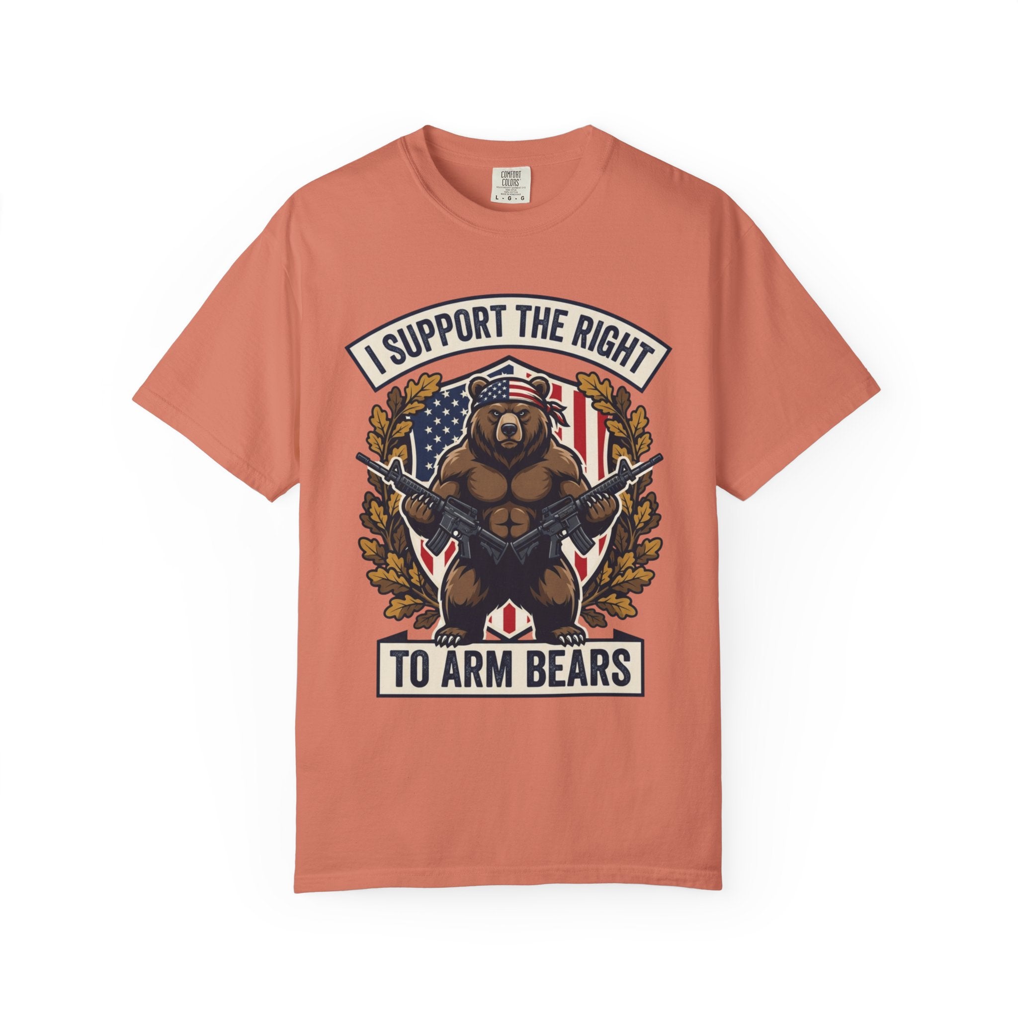 "Right to Arm Bears" Unisex Garment-Dyed Tee