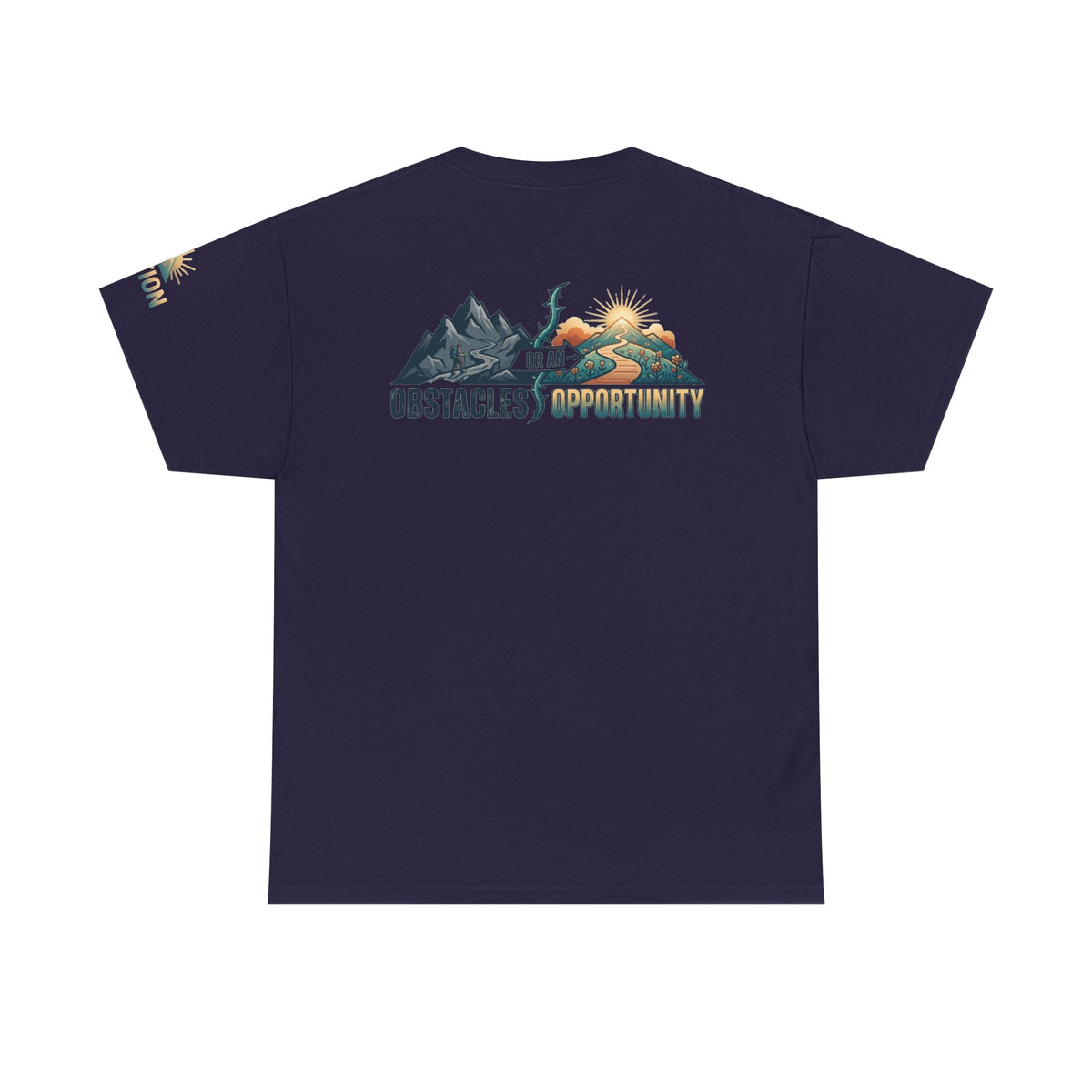 Color: Blackberry | Obstacle Or An Opportunity Premium Graphic Tee
