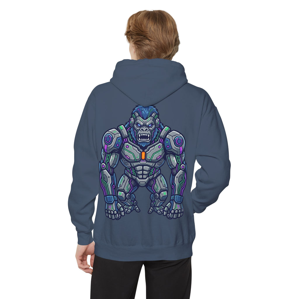 "Cyber Gorilla" Garment-Dyed Hoodie