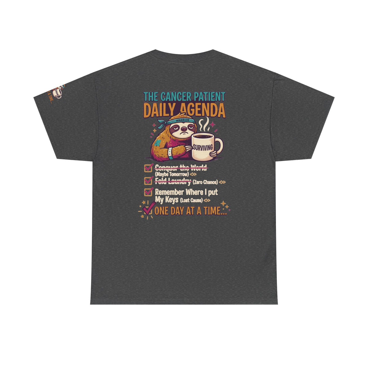 "Cancer One Day At A Time" Premium Graphic Tee