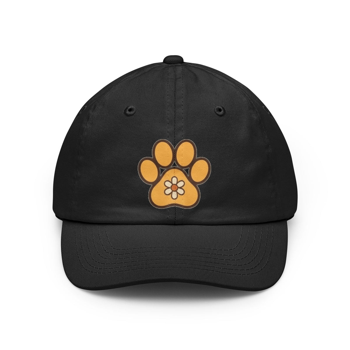 Color: Black | Stay Golden & Bark On Dad Hat — Graphic
