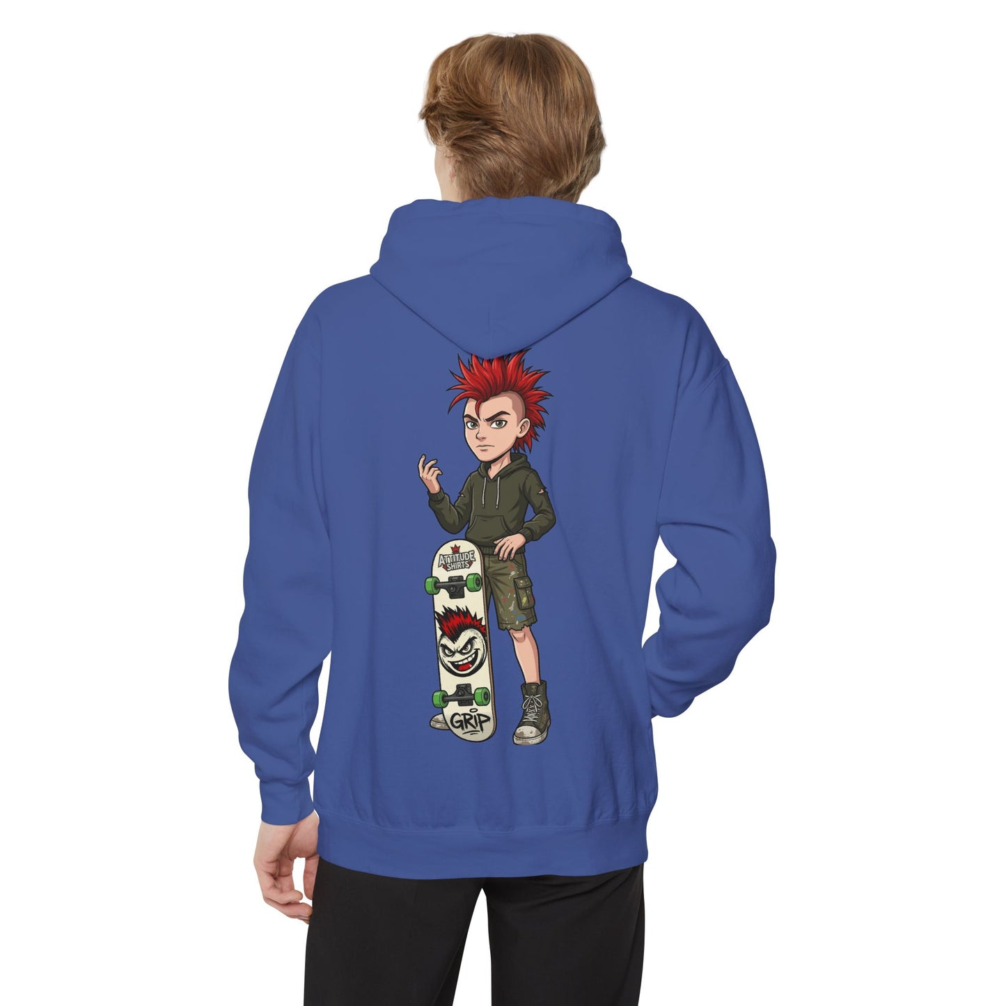 "Skater" Garment-Dyed Hoodie