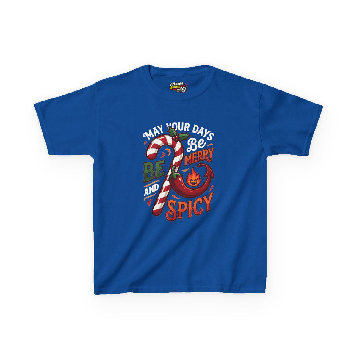 "May Your Days Be Merry and Spicy" Kids Tee