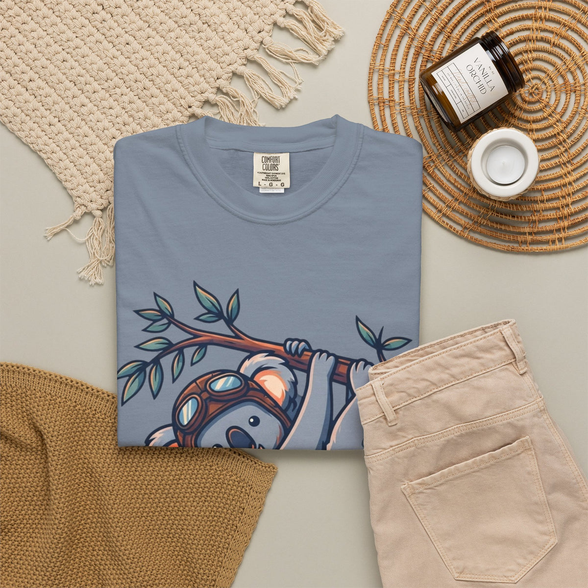 "Koala Credible" Unisex Garment-Dyed Tee