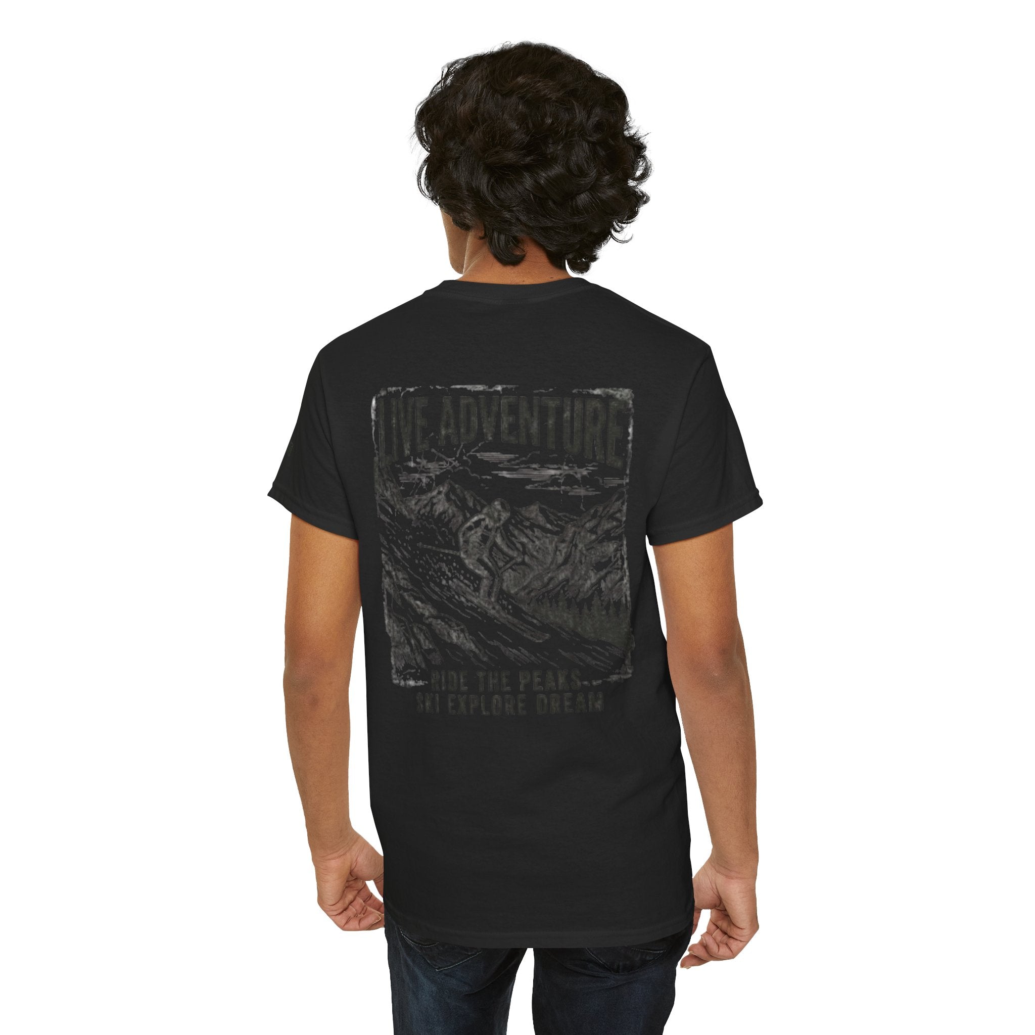 "Live Adventure - Ski" Premium Graphic Tee