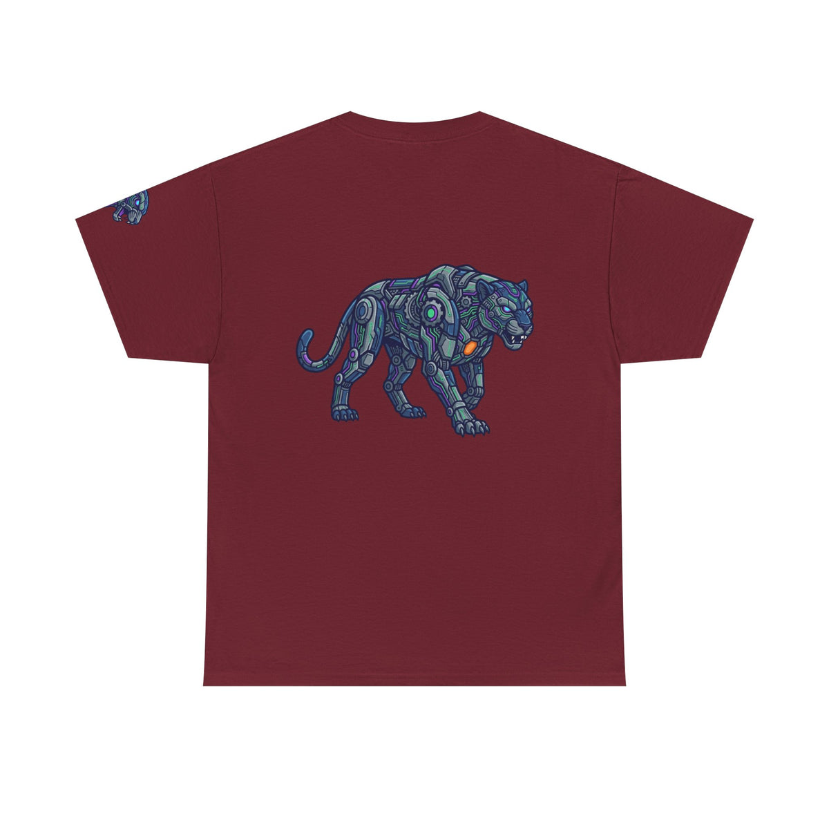 Color: Garnet | Cyber Panther Premium Graphic Tee