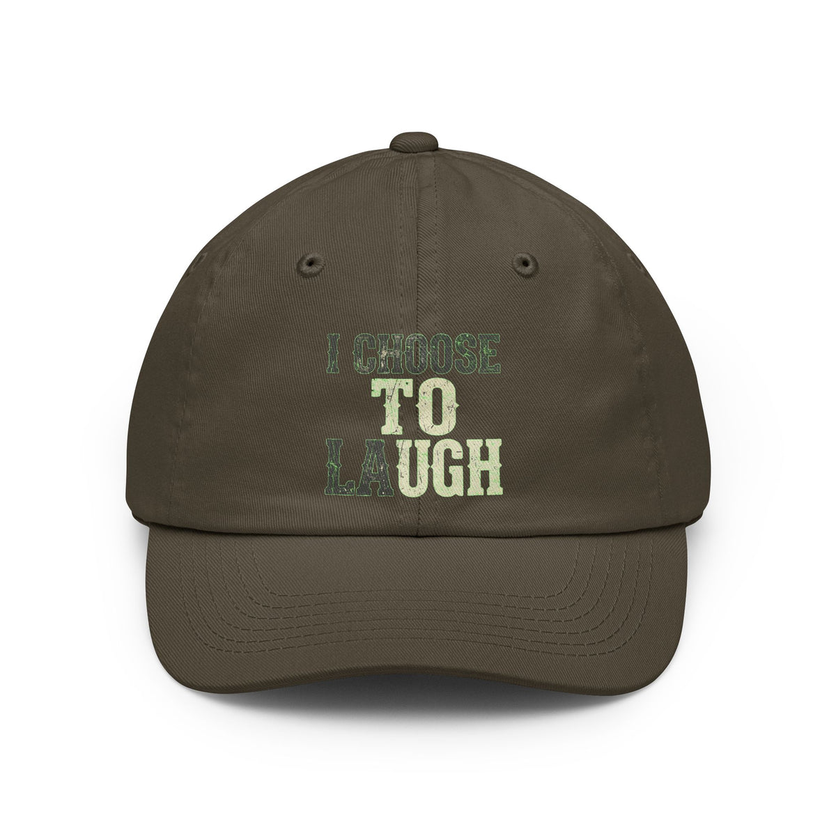 Color: Olive | Choose to Laugh Dad Hat