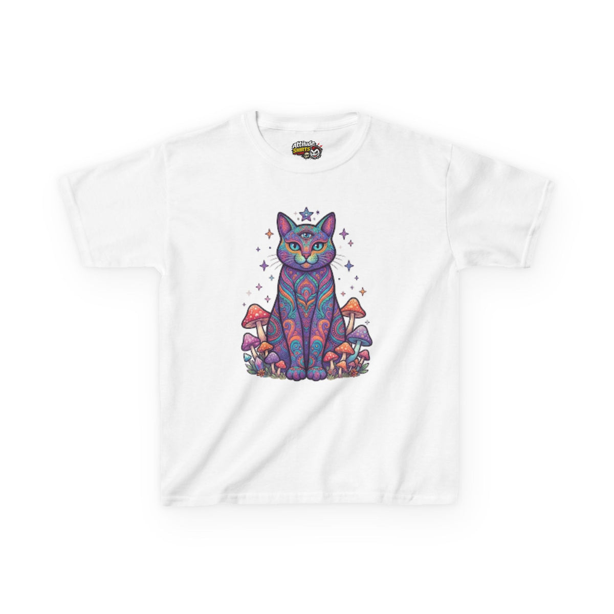 "Hippy Cat" Kids Tee