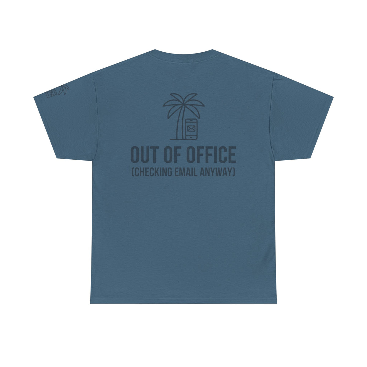 Color: Indigo Blue | Out of Office Premium Graphic Tee