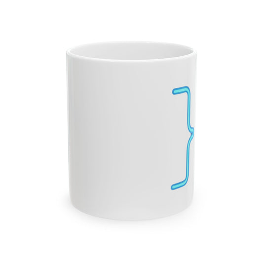 "Caffeine Anxiety And Stack Overflow" White Ceramic Mug — Graphic