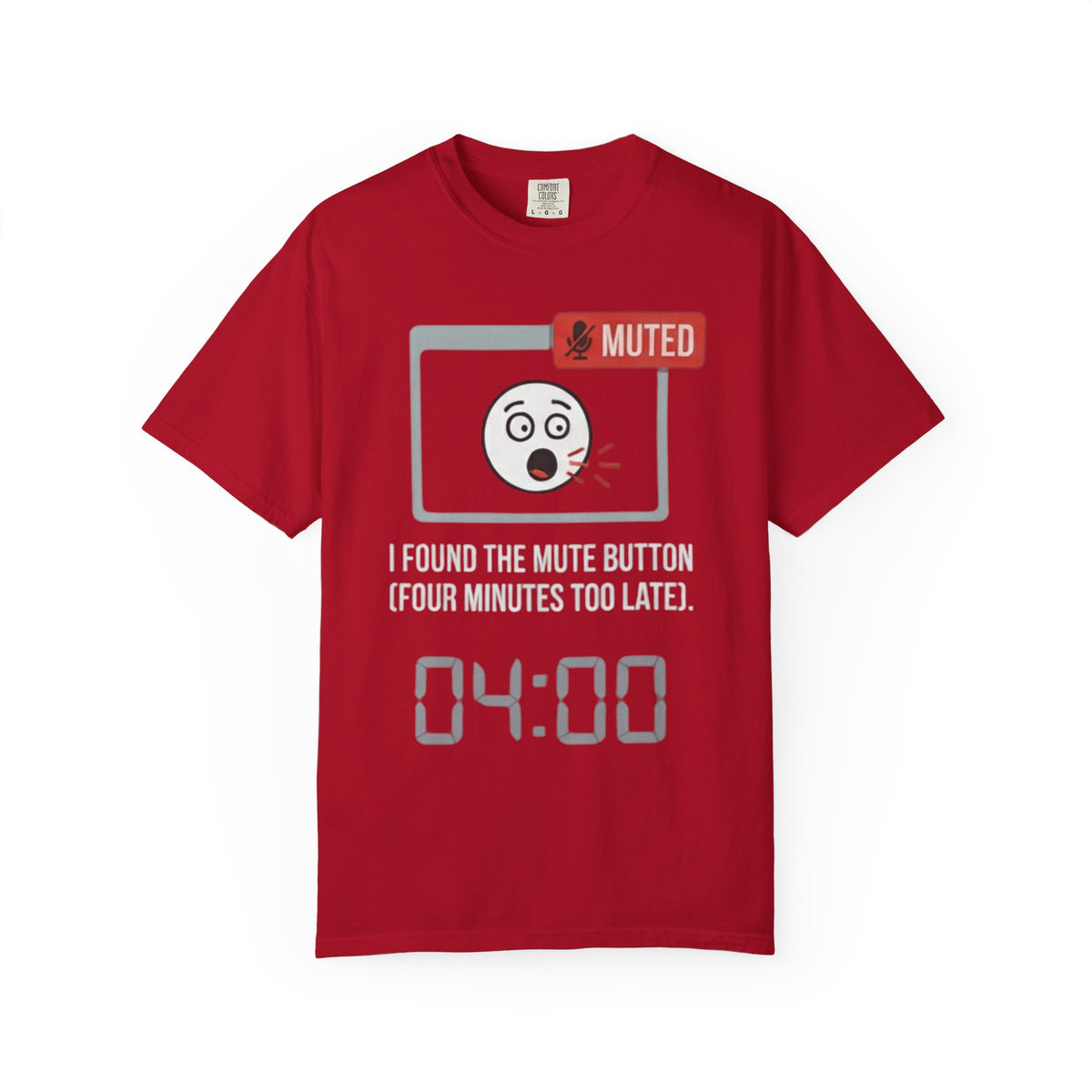 "I Found The Mute" Unisex Garment-Dyed Tee