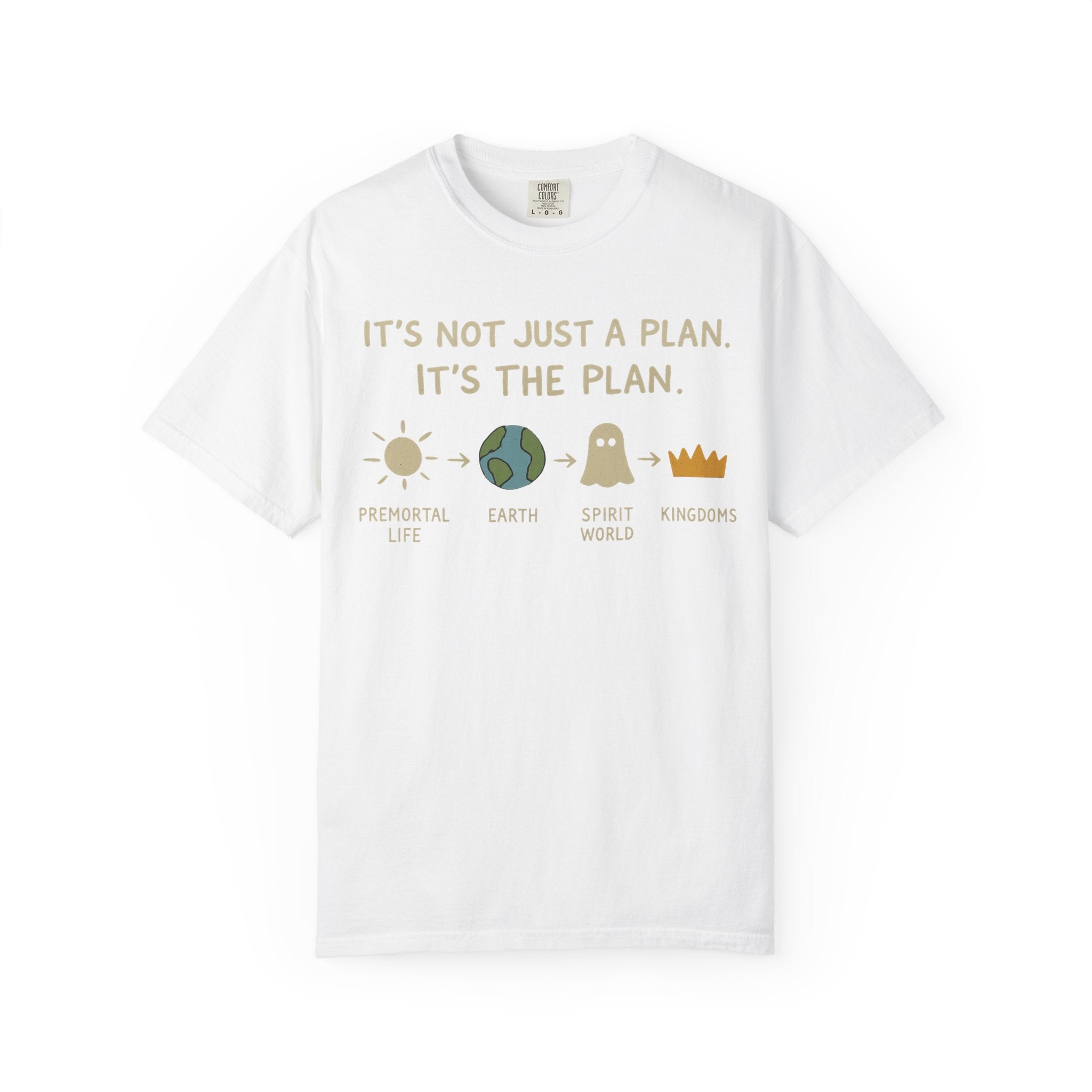 "It's The Plan" Unisex Garment-Dyed T-shirt