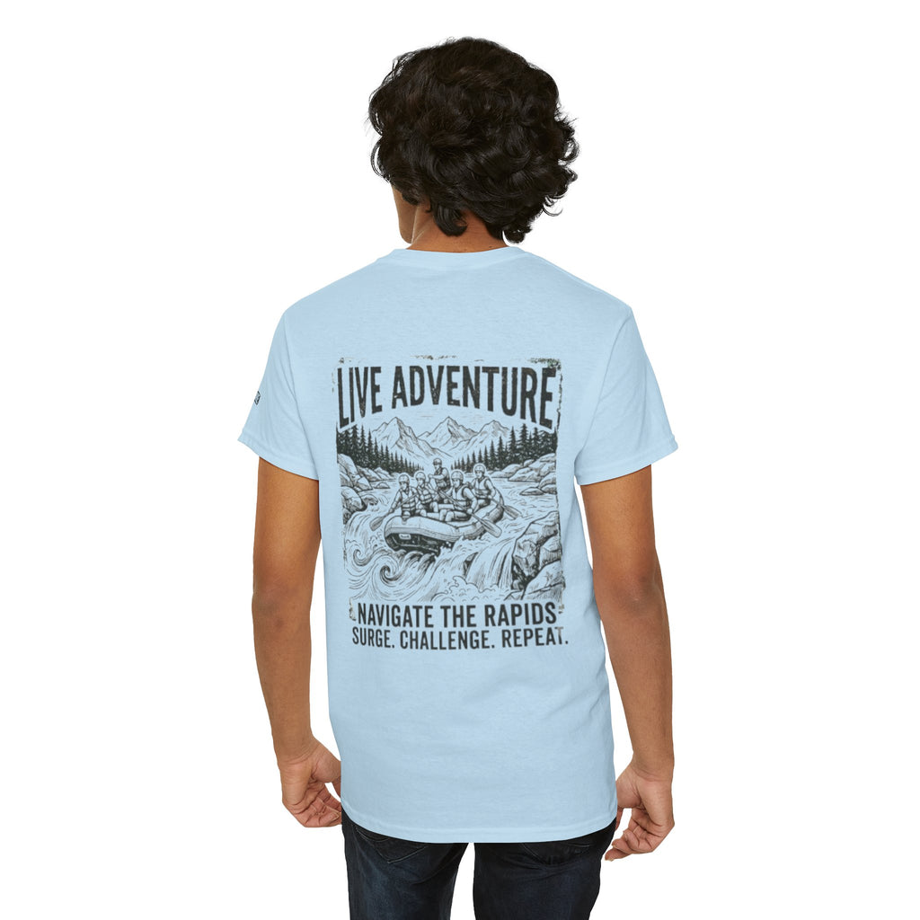 "Live Adventure - Rafting" Premium Graphic Tee