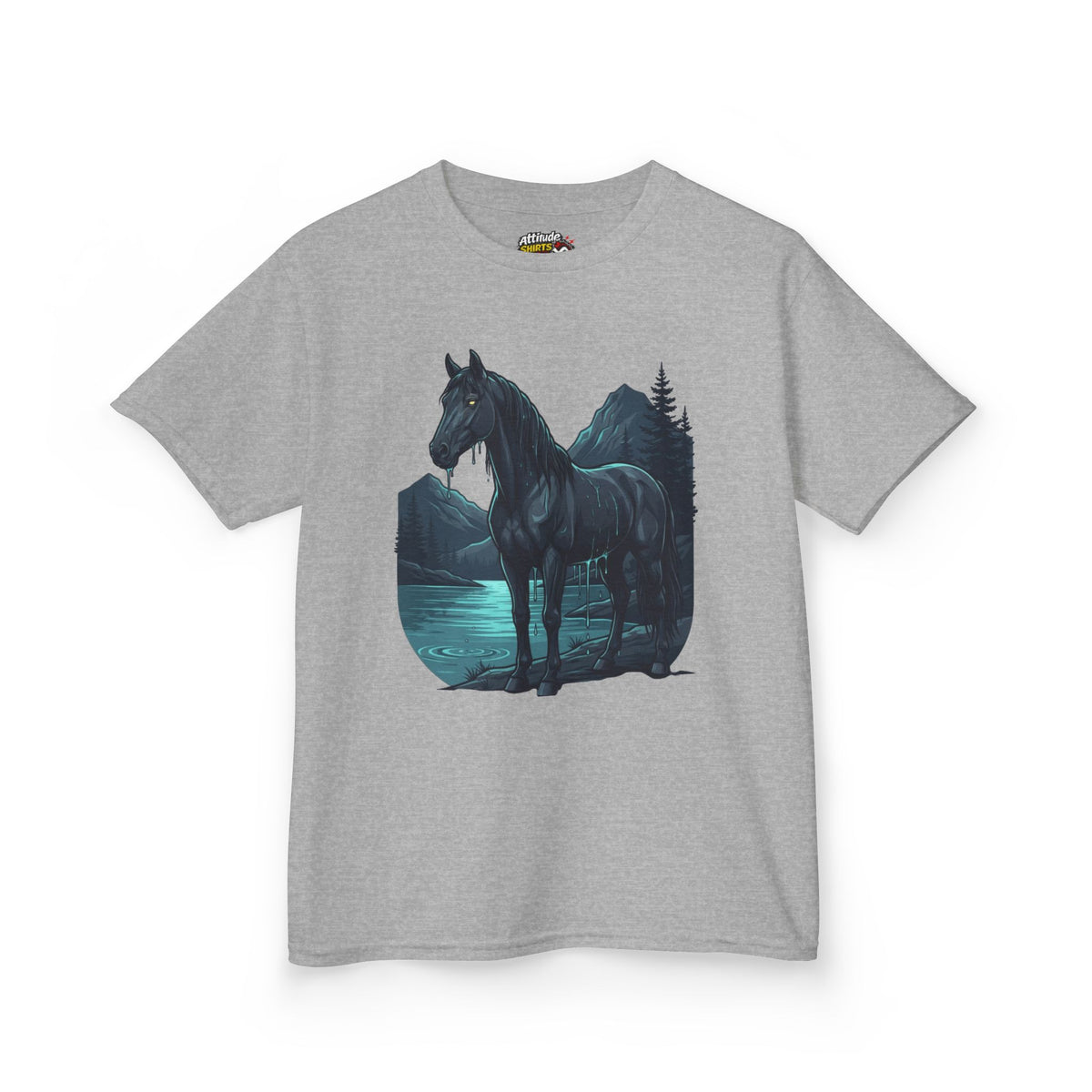 Color: Sport Grey | Kelpie (Scottish Folklore) Kids Tee