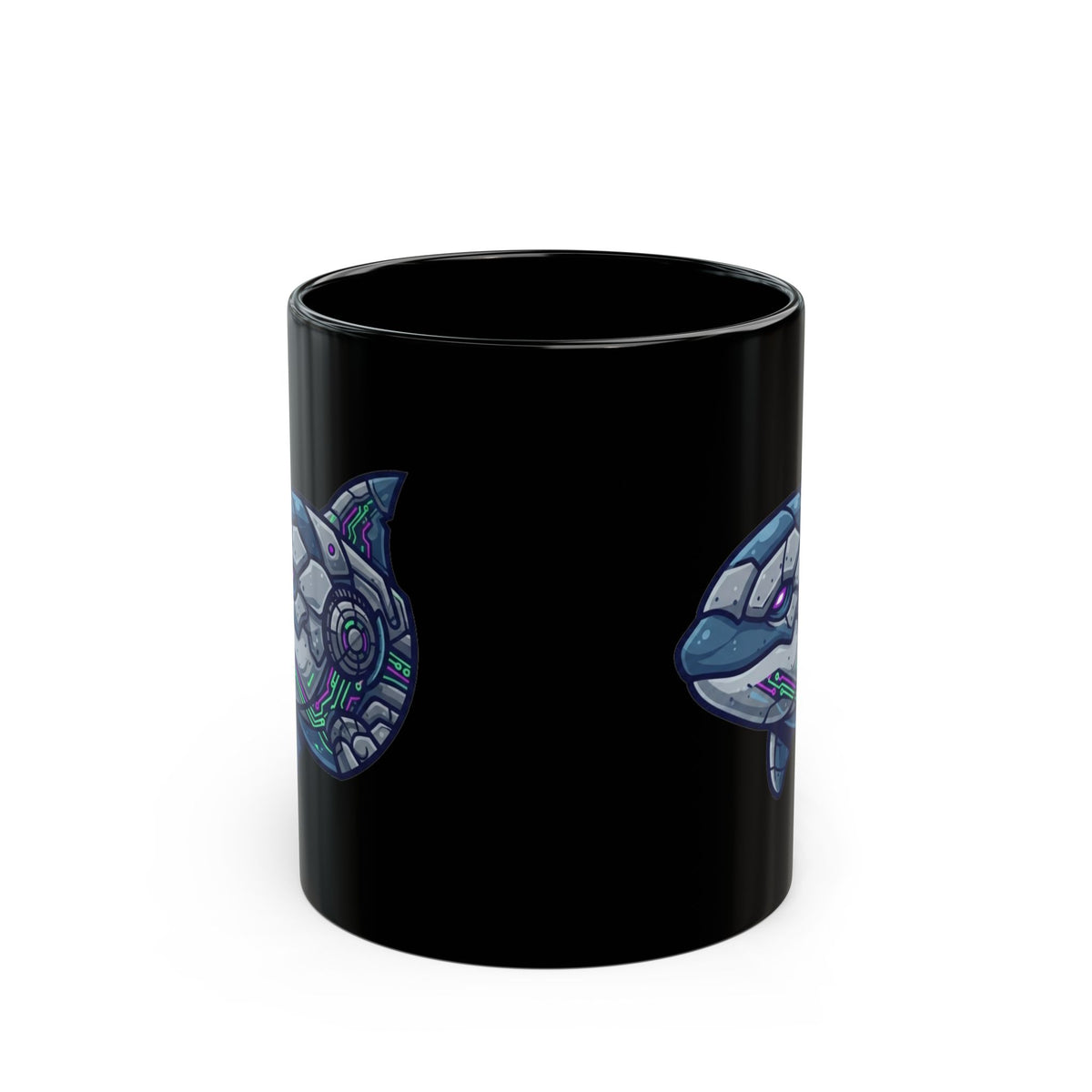 "Killer Whale" Black Ceramic Mug — Graphic