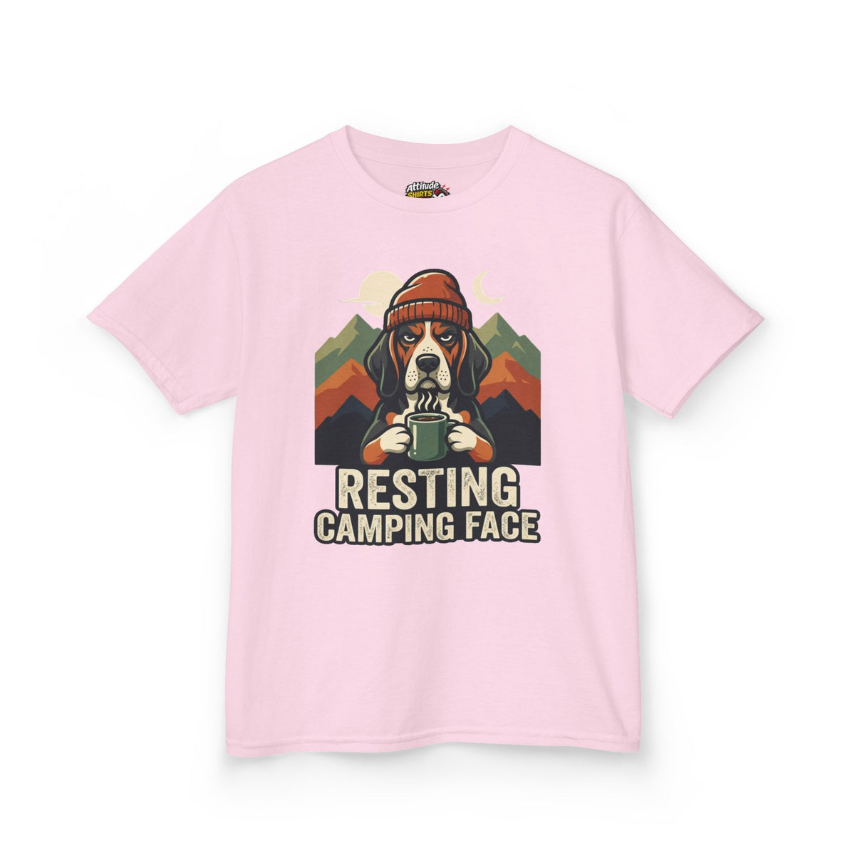 "Resting Camping Face" Kids Tee