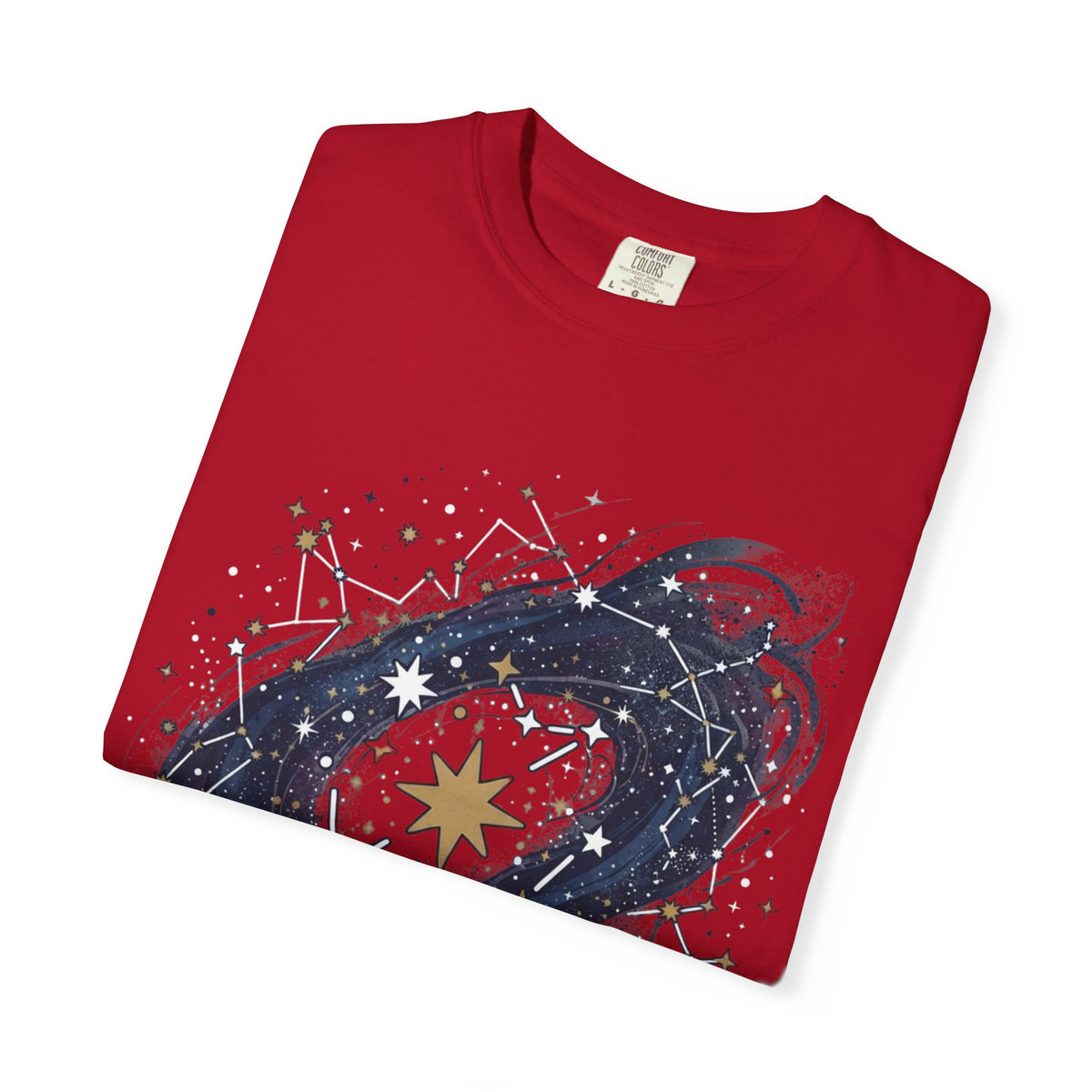 "Constellation Map (Dark Sky)" Unisex Garment-Dyed Tee