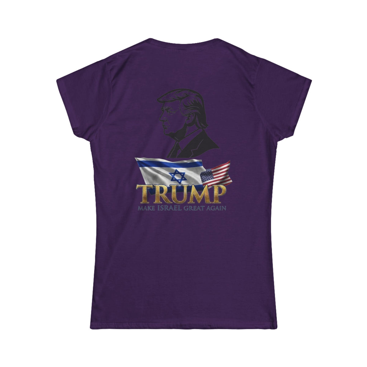 Color: Purple | Make Israel Great Again Women's Tee