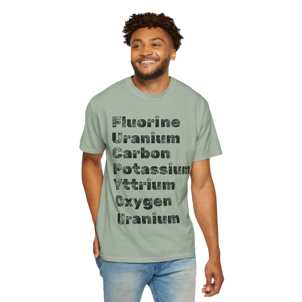 "Periodic Salt" Unisex Garment-Dyed T-shirt