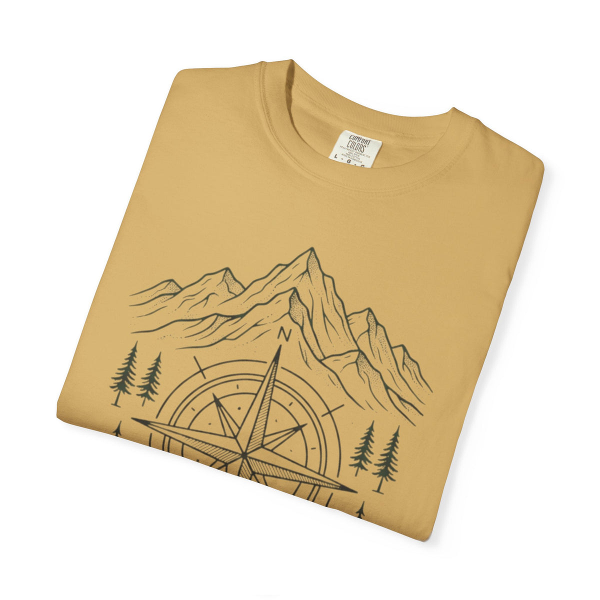 "Compass" Unisex Garment-Dyed Tee