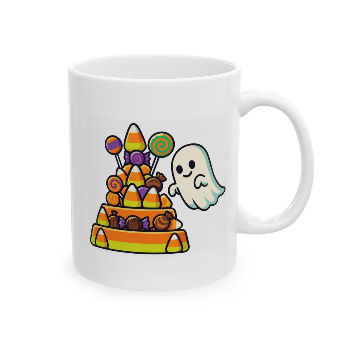 "Worship Candy" White Ceramic Mug — Graphic