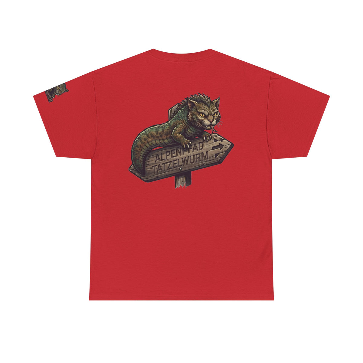Color: Red | Tatzelwurm (Alpine Europe) Premium Graphic Tee