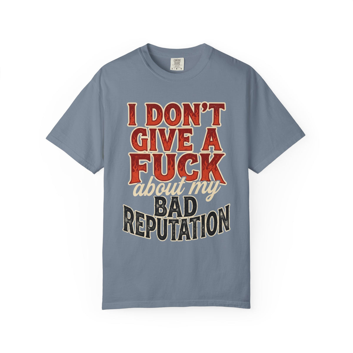 Color: Blue Jean | Bad Reputation Unisex Garment-Dyed Tee