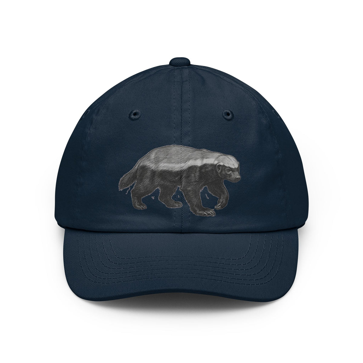 Color: Navy | Pencil Sketch Art Honey Badger Dad Hat