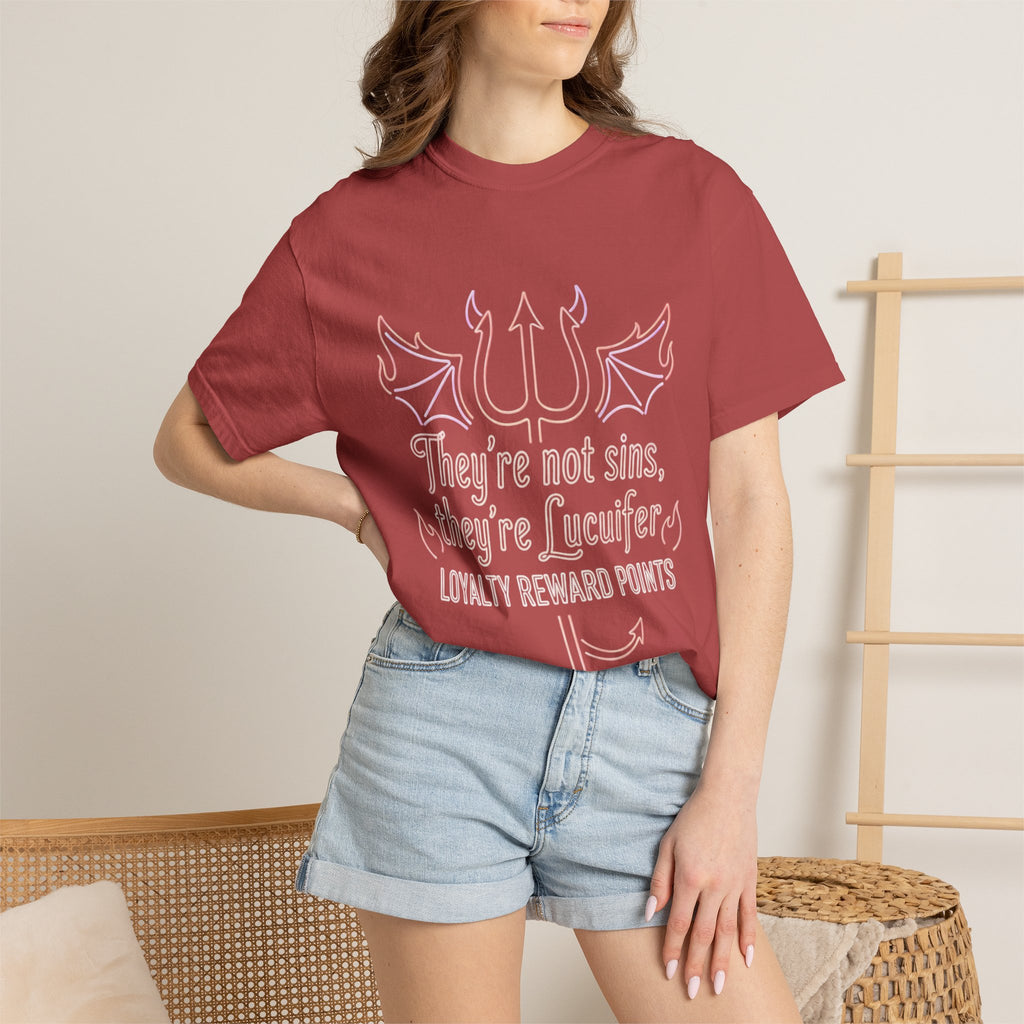 "Infernal Rewards Program" Unisex Garment-Dyed T-shirt