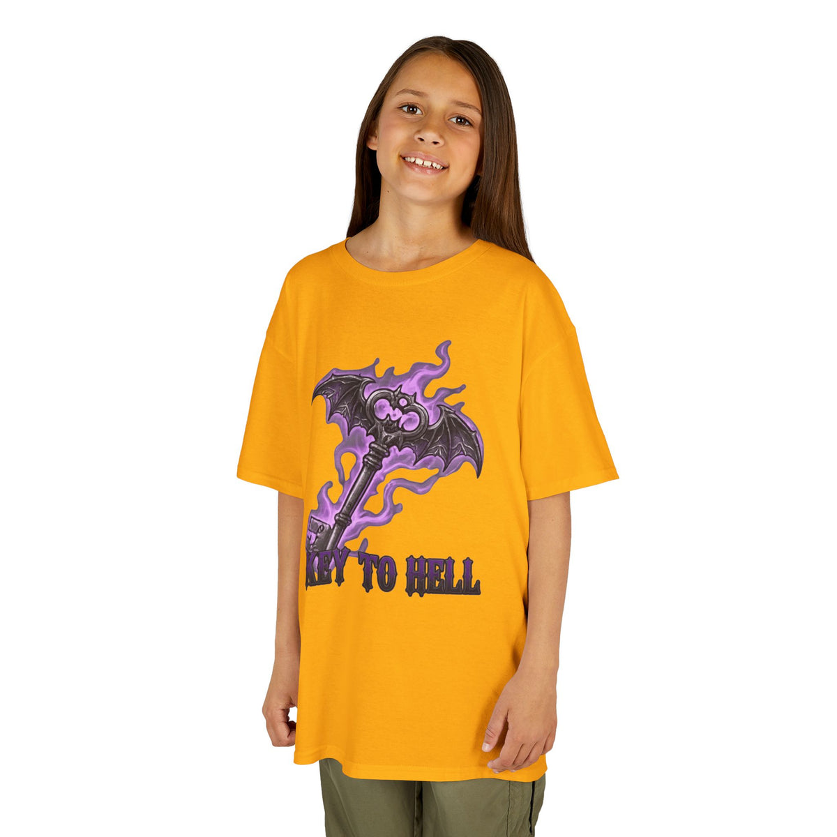 Color: Gold | Skeleton Key Kids Tee