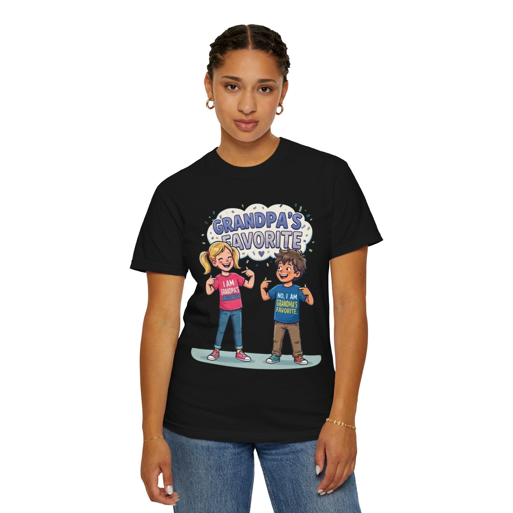 "Grandpa's Favorite" Unisex Garment-Dyed Tee