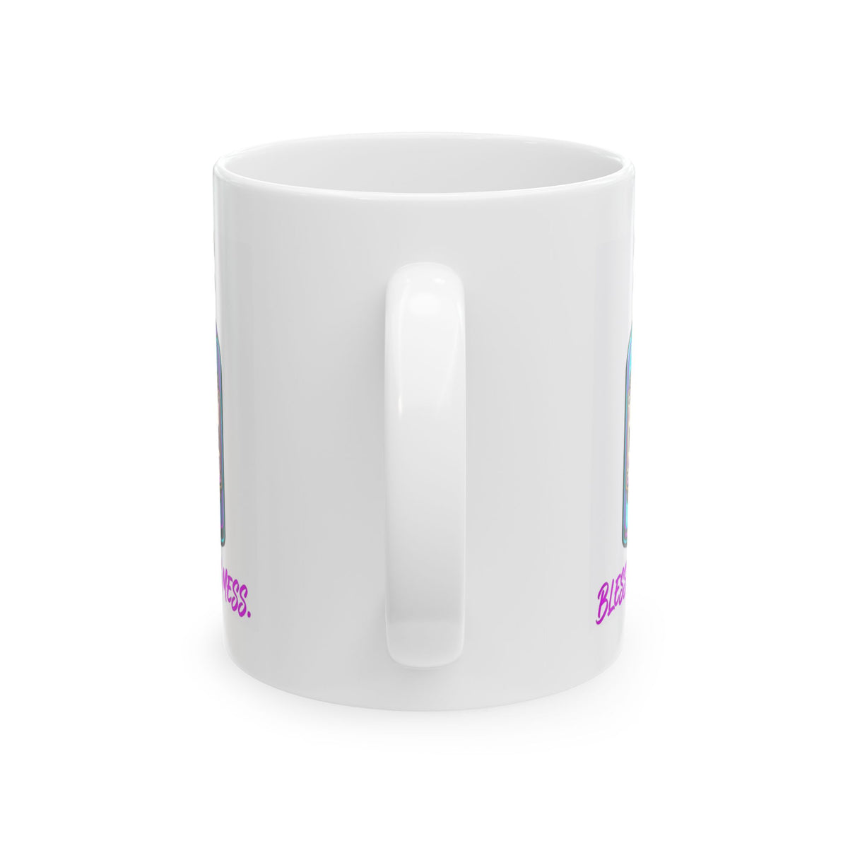 "Holy Lube" White Ceramic Mug