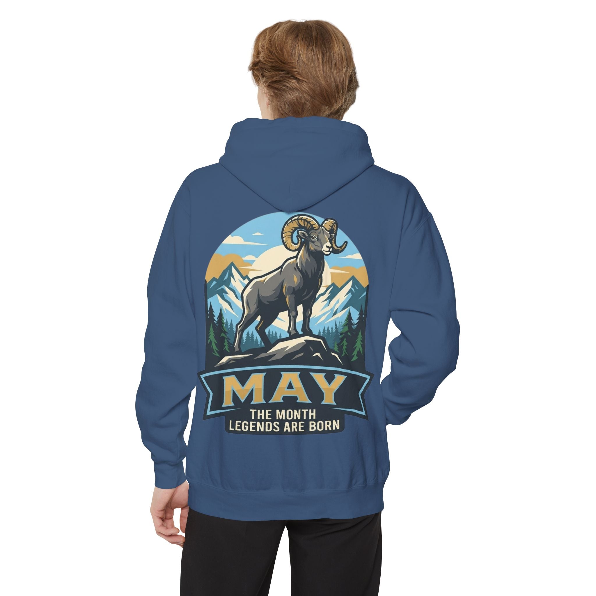 "May Legend" Garment-Dyed Hoodie