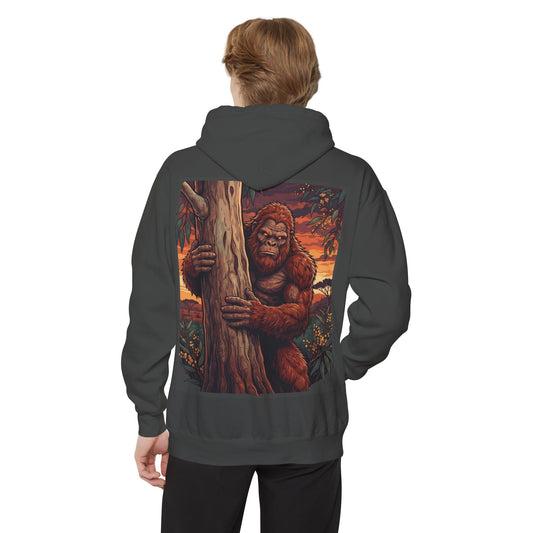 Color: Pepper | Yowie (Australian Folklore) Garment-Dyed Hoodie