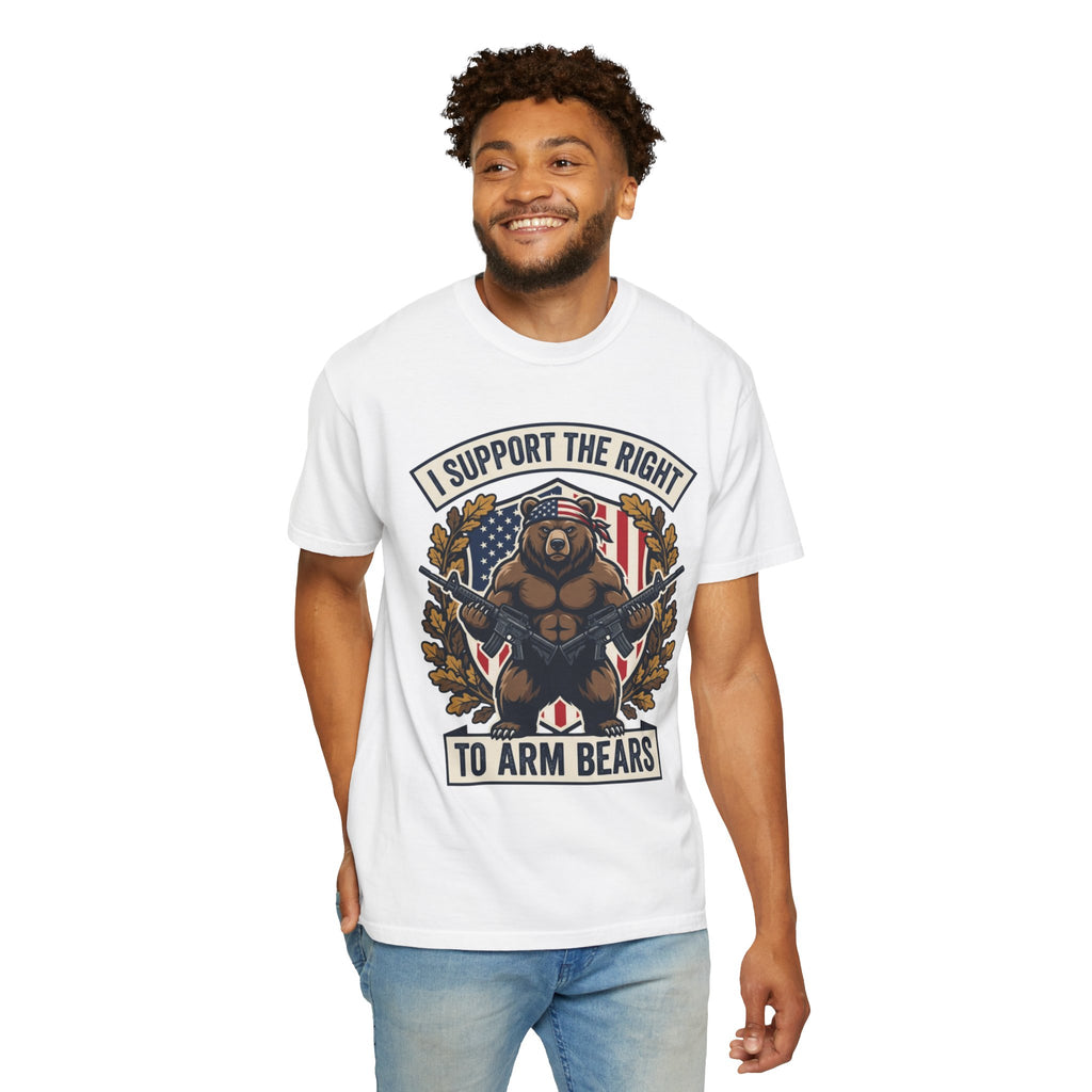 "Right to Arm Bears" Unisex Garment-Dyed Tee