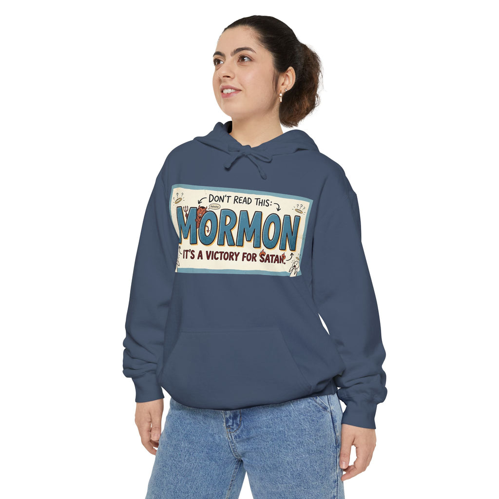 Devil's Dictionary: Mormon Edition | Garment-Dyed Hoodie — AttitudeShirts